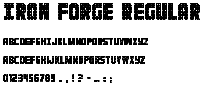 Iron Forge Regular police